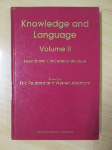 Portada del libro de KNOWLEDGE AND LANGUAGE. Volume II. Lexical and Conceptual Structure.