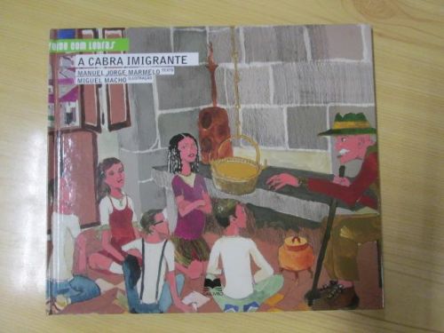 Portada del libro de A CABRA IMIGRANTE / FOZ COA ENTRE CEU E RIO. Colección Verde com letras