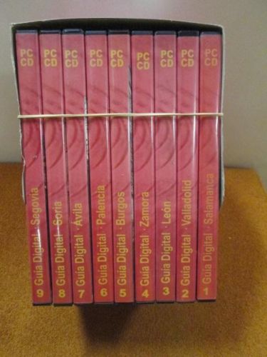 Portada del libro de GUÍA DIGITAL AÉREA CASTILLA Y LEÓN (9 CD-ROM)