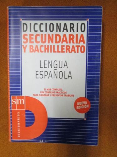 Portada del libro de DICCIONARIO. SECUNDARIA Y BACHILLERATO. LENGUA ESPAÑOLA