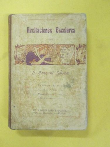 Portada del libro de RECITACIONES ESCOLARES