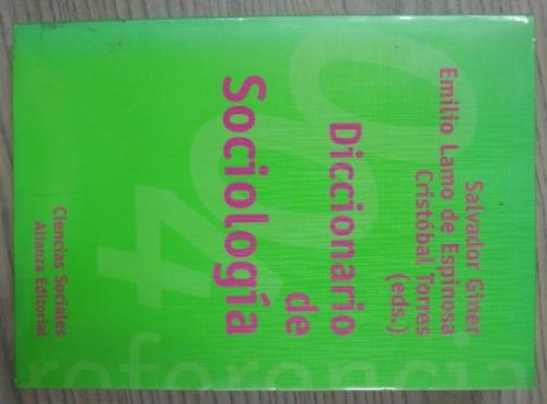 Portada del libro de DICCIONARIO DE SOCIOLOGÍA