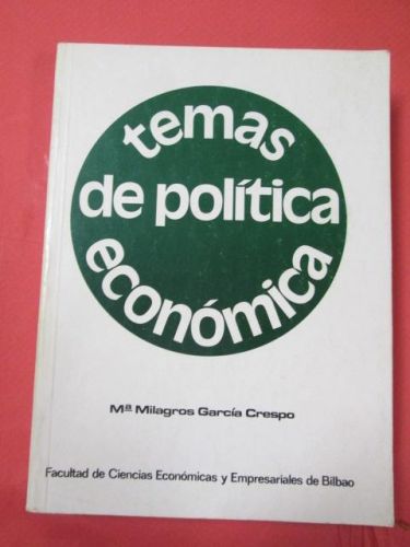 Portada del libro de TEMAS DE POLÍTICA ECONÓMICA