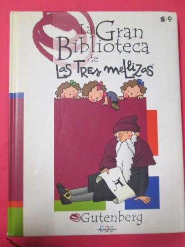 Portada del libro de LA GRAN BIBLIOTECA DE LAS TRES MELLIZAS