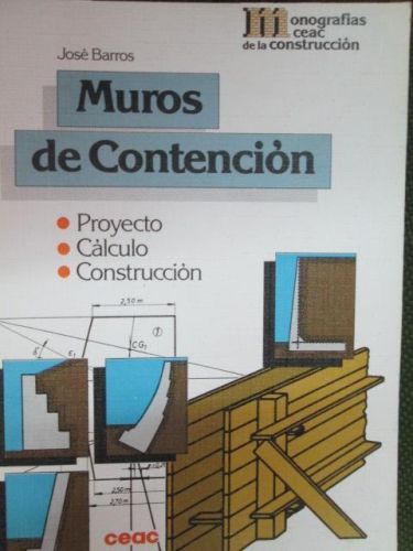 Portada del libro de MUROS DE CONTENCIÓN