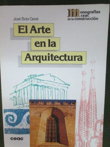 Portada del libro de EL ARTE EN LA ARQUITECTURA