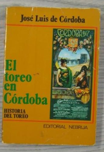 Portada del libro de EL TOREO EN CÓRDOBA. HISTORIA DEL TOREO