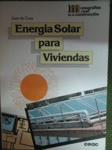 Portada del libro de ENERGÍA SOLAR PARA VIVIENDAS