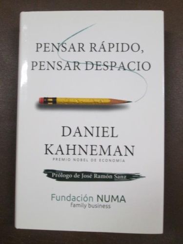 Portada del libro de PENSAR RÁPIDO, PENSAR DESPACIO.