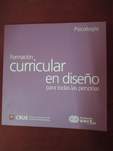 Portada del libro de FORMACIÓN CURRICULAR EN DISEÑO PARA TOSOS LAS PERSONAS.