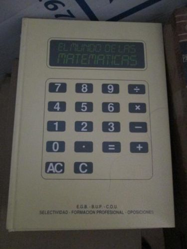 Portada del libro de EL MUNDO DE LAS MATEMÁTICAS-5 TOMOS
