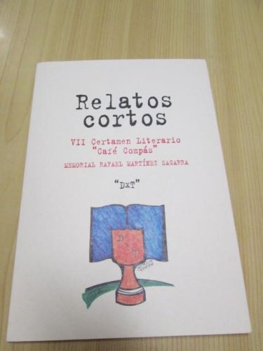Portada del libro de RELATOS CORTOS. VII CERTAMEN LITERARIO. DXT