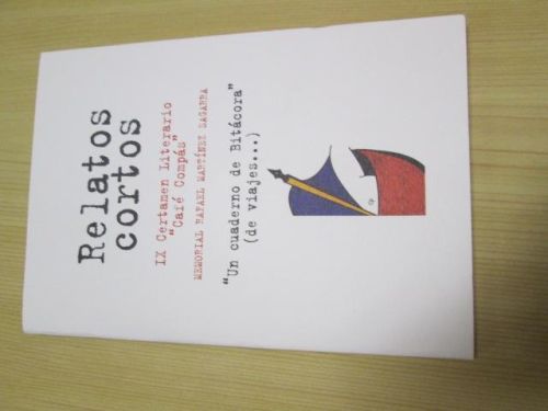 Portada del libro de RELATOS CORTOS. IX CERTAMEN LITERARIO. UN CUADERNO DE BITÁCORA