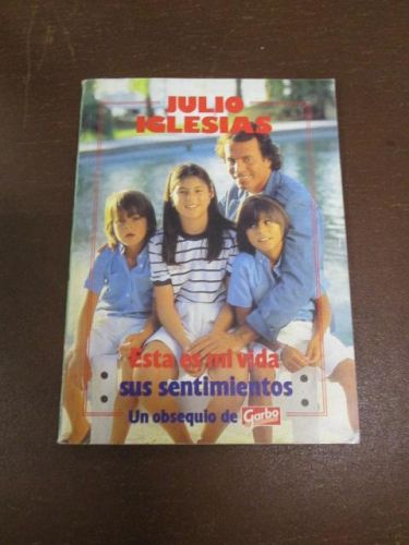 Portada del libro de JULIO IGLESIAS.