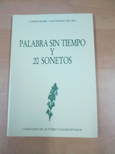 Portada del libro de PALABRA SIN TIEMPO Y 20 SONETOS