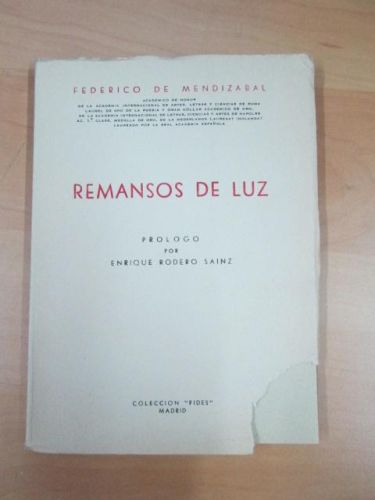 Portada del libro de REMANSOS DE LUZ