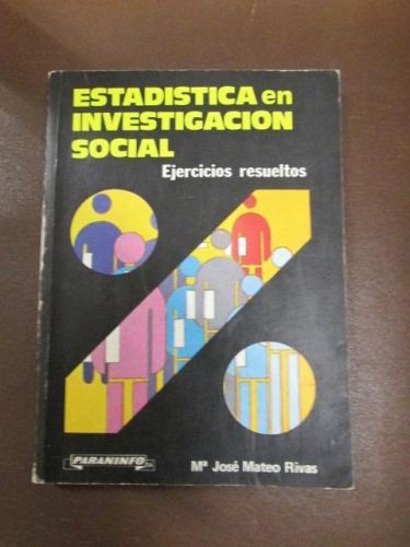 Portada del libro de ESTADÍSTICA EN INVESTIGACIÓN SOCIAL- EJERCICIOS RESUELTOS