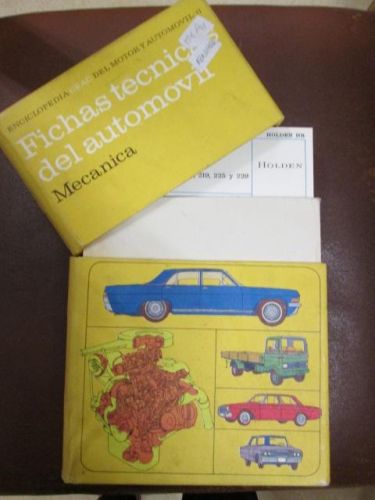 Portada del libro de FICHAS TÉCNICAS DEL AUTOMÓVIL. MecánicaENCICLOPEDIA CEAC DEL MOTOR Y AUTOMÓVIL