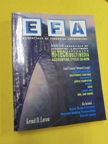 Portada del libro de ESSENTIALS OF FINANCIAL ACCOUNTING