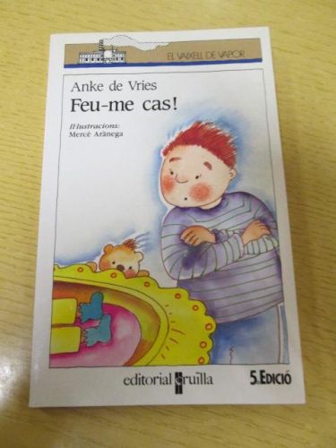 Portada del libro de FEU-ME CAS ! . En catalan