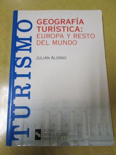 Portada del libro de GEOGRAFÍA TURÍSTICA: EUROPA Y RESTO DEL MUNDO