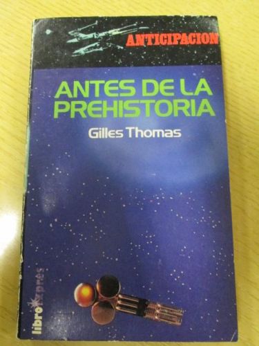 Portada del libro de ANTES DE LA PREHISTORIA