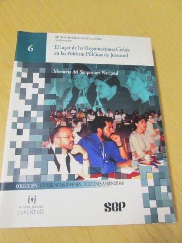 Portada del libro de EL LUGAR DE LAS ORGANIZACIONES CIVILES EN LAS POLÍTICAS PÚBLICAS DE JUVENTUD