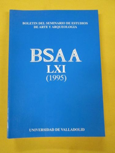 Portada del libro de BSAA LXI (1995)