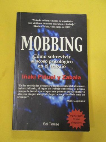 Portada del libro de MOBBING.COMO SOBREVIVIR AL ACOSO PSICOLÓGICO EN EL TRABAJO