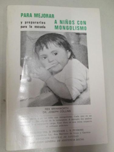 Portada del libro de PARA MEJORAR A NIÑOS CON “MONGOLISMO” y prepararles para la escuela