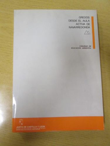 Portada del libro de GREDOS DESDE EL AULA ACTIVA DE NAVARREDONDA. Convenio de educación ambiental
