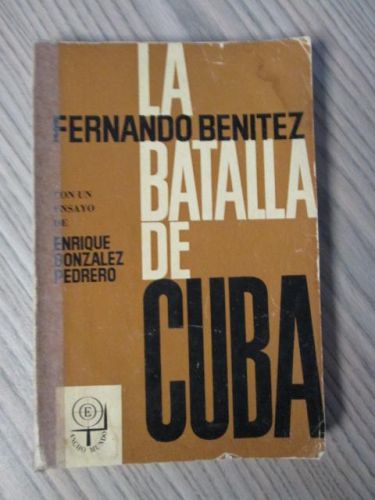 Portada del libro de LA BATALLA DE CUBA. Con un ensayo de Enrique González Pedrejo
