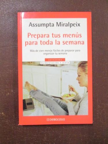 Portada del libro de PREPARA TUS MENÚS PARA TODA LA SEMANA