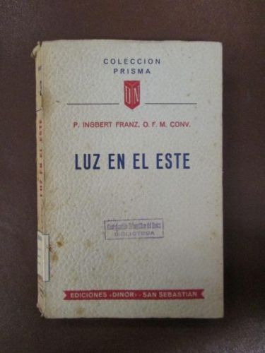 Portada del libro de LUZ EN EL ESTE