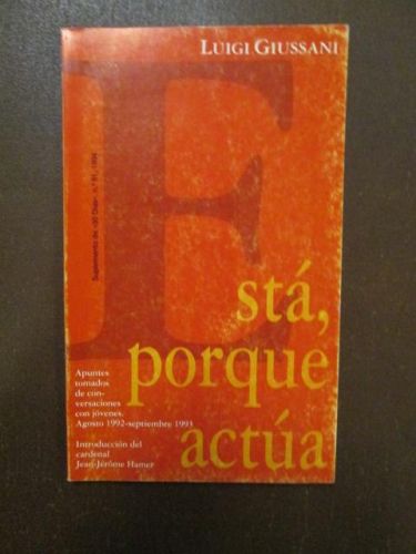 Portada del libro de ESTÁ PORQUE ACTÚA