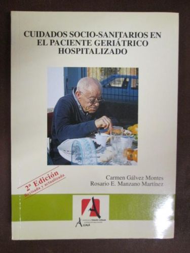 Portada del libro de CUIDADOS SOCIO-SANITARIOS EN EL PACIENTE GERIÁTRICO HOSPALIZADO