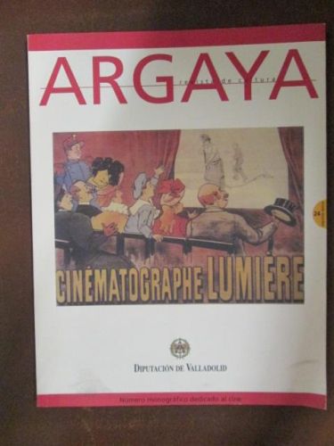 Portada del libro de ARGAYA REVISTA DE CULTURA Nº24. Número monográfico dedicado al cine