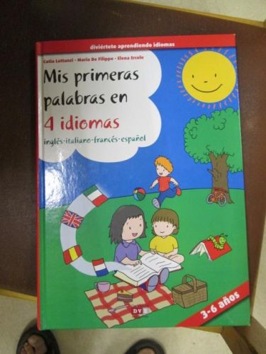 Portada del libro de MIS PRIMERAS PALABRAS EN 4 IDIOMAS