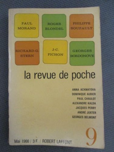 Portada del libro de LA REVUE DE POCHE nº9 Mai 1966