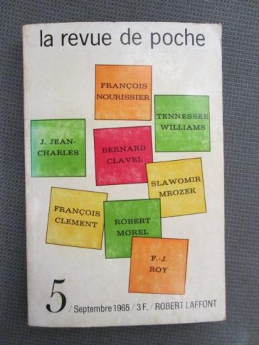 Portada del libro de LA REVUE DE POCHE nº5 Juillet 1965