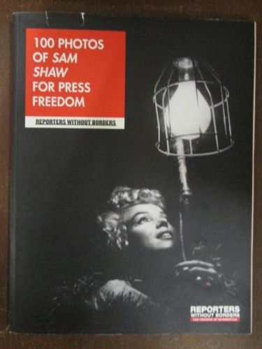 Portada del libro de 100 PHOTOS OF SAM SHAW FOR PRESS FREEDOM