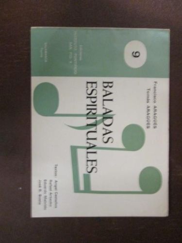 Portada del libro de BALADAS ESPIRITUALES