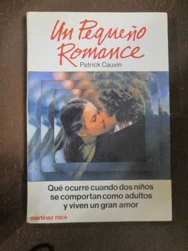 Portada del libro de UN PEQUEÑO ROMANCE. Que ocurre cuando dos niños se comportan como adultos y viven un gran amor