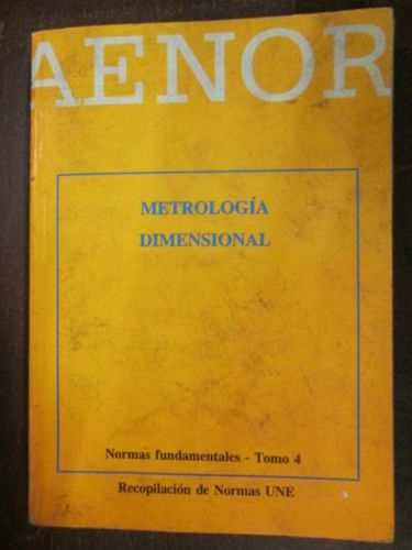 Portada del libro de METROLOGÍA DIMENSIONAL