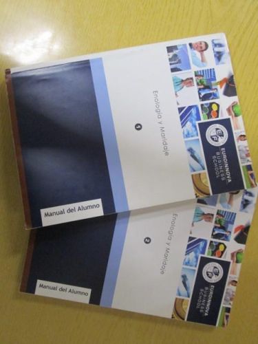 Portada del libro de ENOLOGÍA Y MARIDAJE. Manual del alumno. Volúmenes 1 y 2