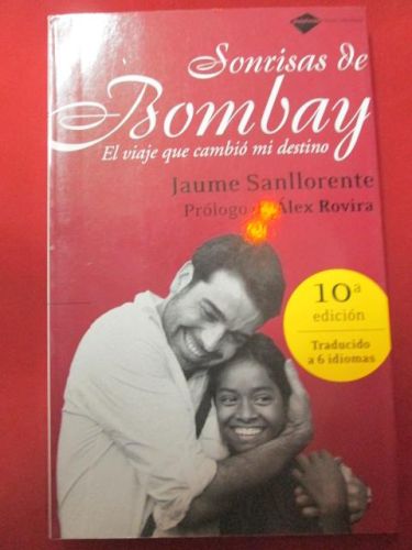 Portada del libro de SONRISAS DE BOMBAY. El viaje que cambió mi destino