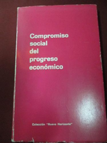 Portada del libro de COMPROMISO SOCIAL DEL PROGRESO ECONÓMICO