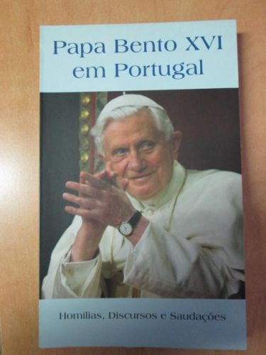 Portada del libro de PAPA BENTO XVI EM PORTUGAL. Homilias, discursos e saudaçoes.