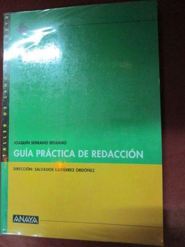 Portada del libro de GUÍA PRÁCTICA DE REDACCCIÓN