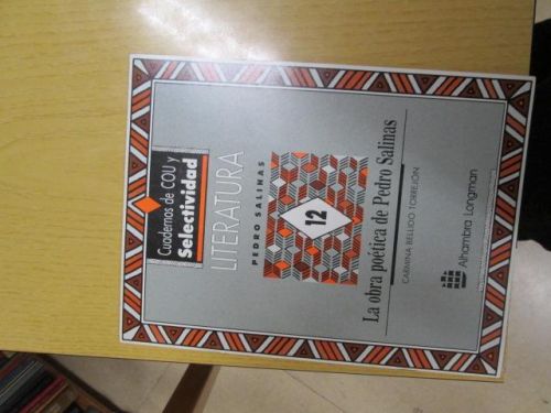 Portada del libro de CUADERNOS DE COU Y SELECTIVIDAD,LITERATURA, LA OBRA POETICA DE PEDRO SALINAS